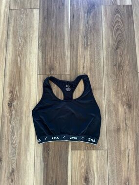 Zyia Active womens black sports bra size medium